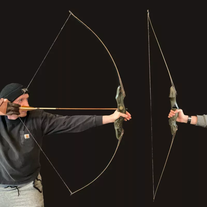 The INSPECTED Black Hunter Longbow