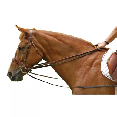 INTREPID INTERNATIONAL Exselle Elite Brown Draw Reins (AEDR054BN)