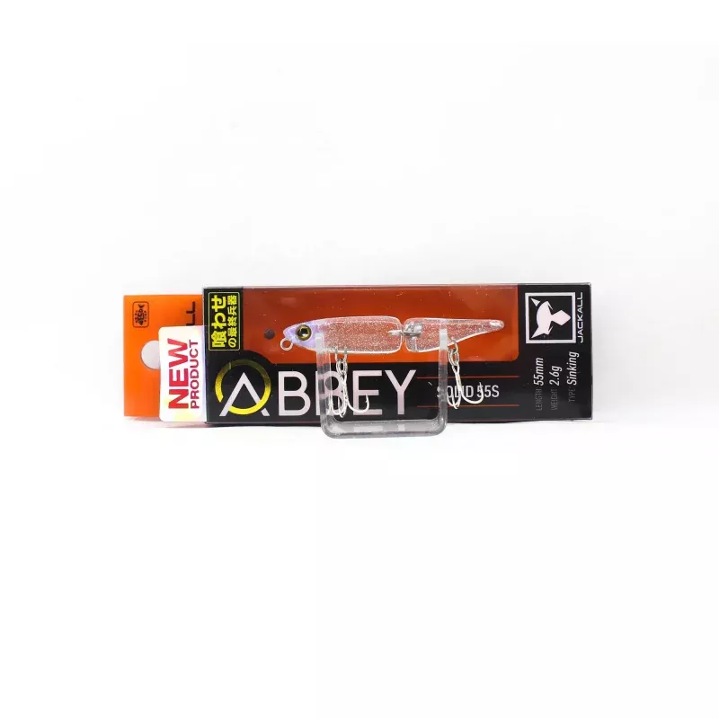 Jackall Abbey Solid 55S Jointed Sinking Lure Silver Powder Clear (7969)