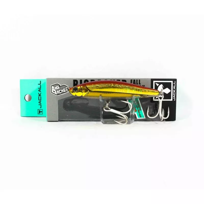 Jackall Big Backer Fall Trick 84 Pencil Sinking Lure Red Gold (0294)