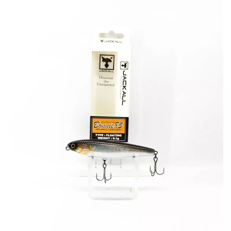 Jackall Bonnie 85 Floating Lure HL Silver & Black (8952)