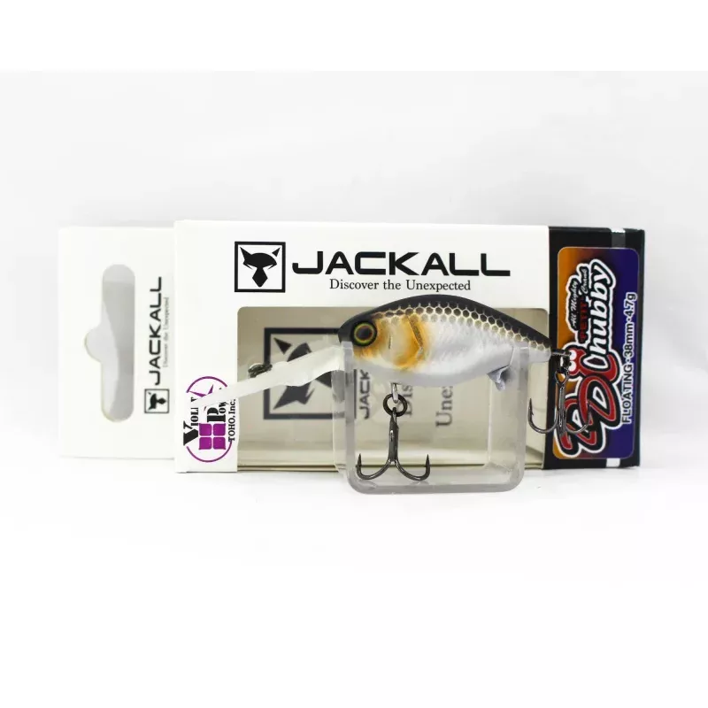 Jackall DD Chubby 38F Floating Lure UV Mat Silver Black (5380)