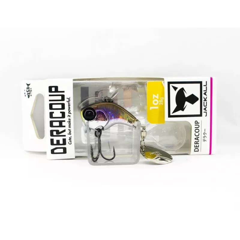 Jackall Deracoup 1 oz Spin Tail Sinking Lure Clear Up Wakasagi (6086)