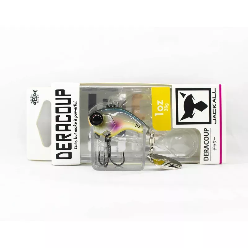 Jackall Deracoup 1 oz Spin Tail Sinking Lure Sweet Pearl Fish (6062)