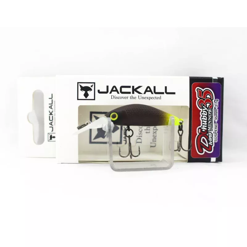 Jackall Diving Chubby Minnow 35 Suspend Lure Pellet Yellow (8961)
