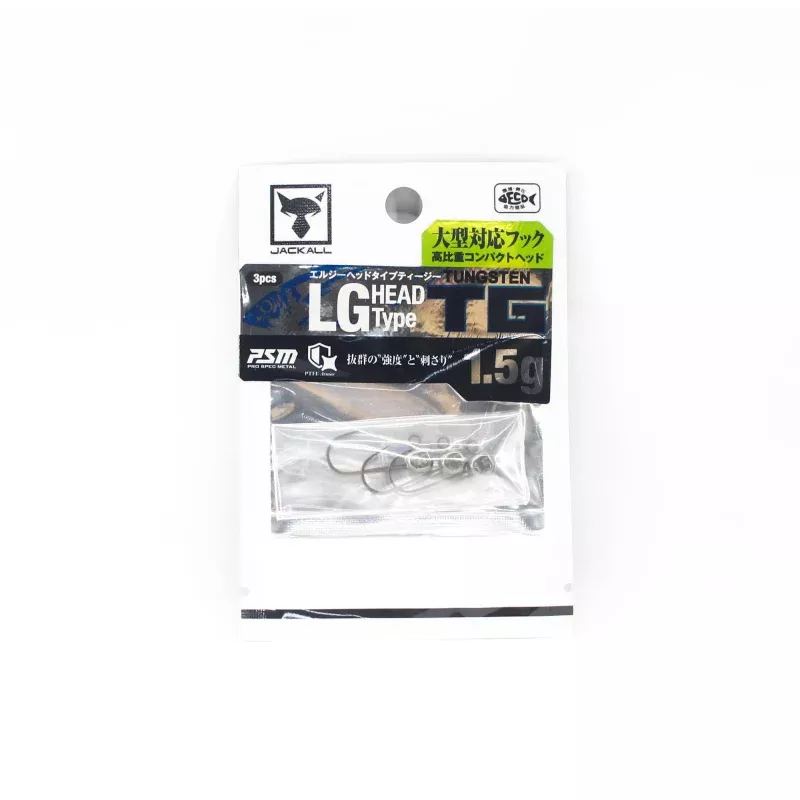 Jackall Jig Head LG Head Type TG Size 1.5g 3pcs (5200)
