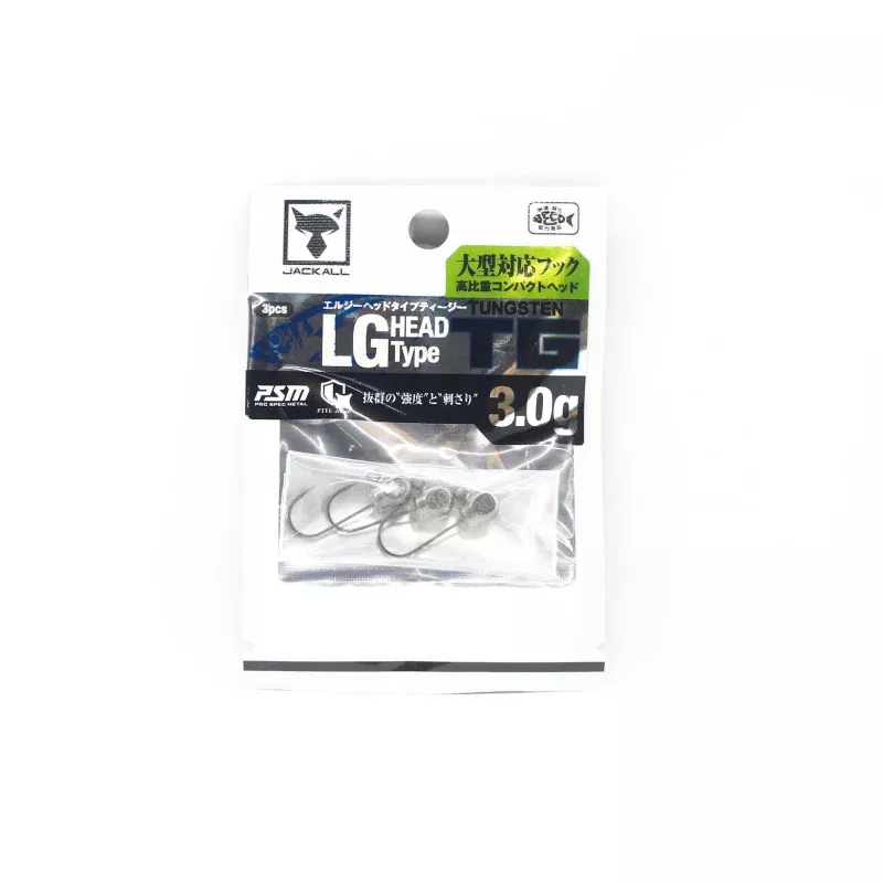 Jackall Jig Head LG Head Type TG Size 3.0g 3pcs (5231)