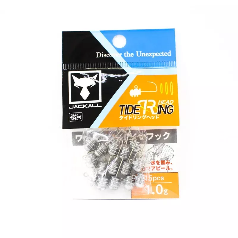 Jackall Jig Head Tide Ring Head 1.0 Grams 15 Pieces (7620)
