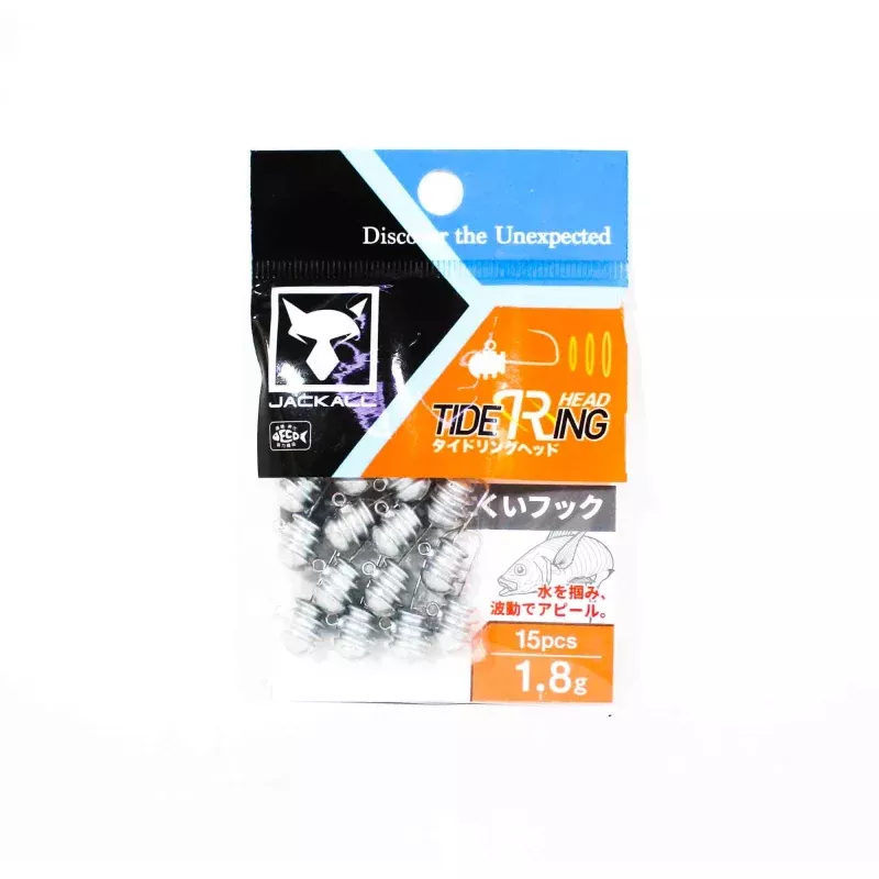Jackall Jig Head Tide Ring Head 1.8 Grams 15 Pieces (7651)