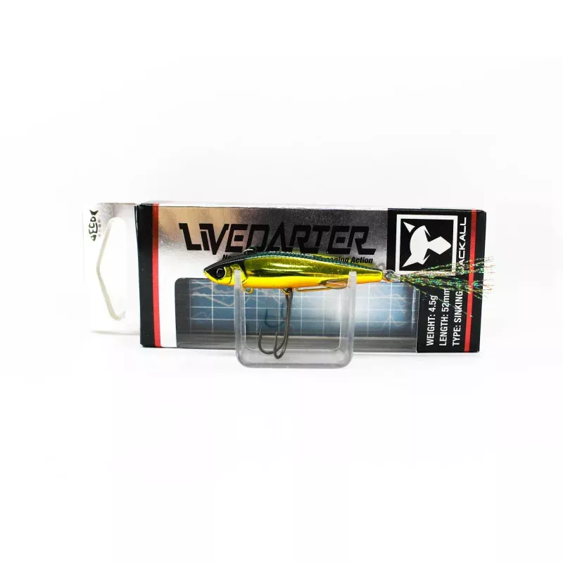 Jackall Live Darter 52 mm 4.5 grams Sinking Lure Flash Gold Black (5023)