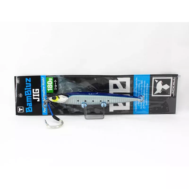 Jackall Metal Jig Bambluz Short 180 grams Iwashi Shoulder Glow (2780)