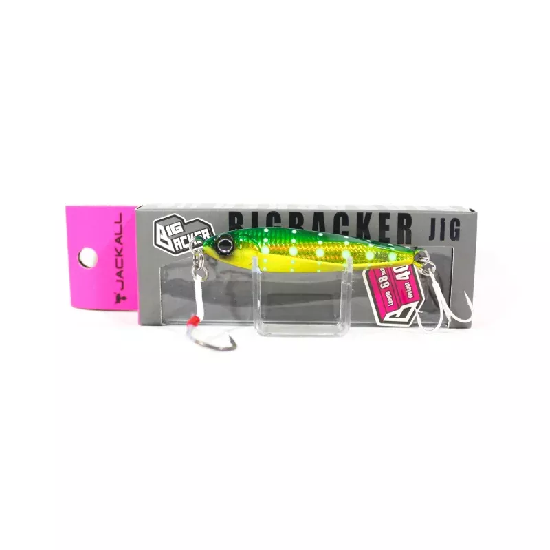 Jackall Metal Jig Big Backer 40 grams Gurikin Glow Dot (2934)