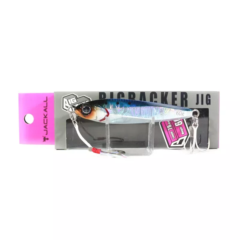 Jackall Metal Jig Big Backer 60 grams Iwashi Magma (5518)