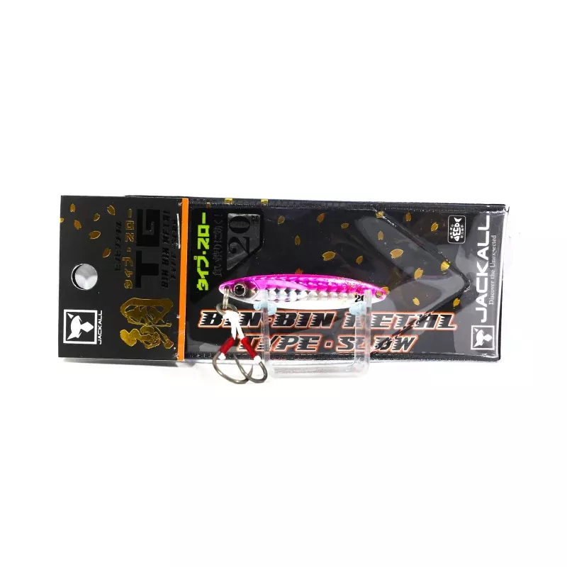 Jackall Metal Jig Bin Bin TG Type Slow Tungsten 20 grams Micro Pink (9606)