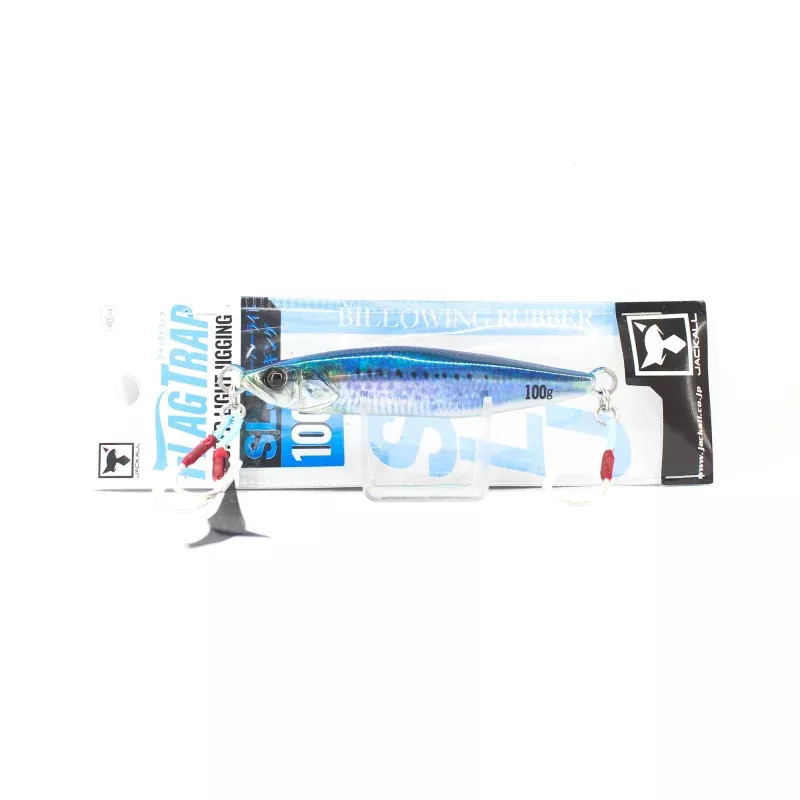 Jackall Metal Jig Flag Trap 100 grams Real Iwashi (7909)