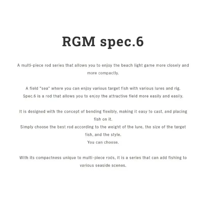 Jackall RGM Rod Spinning Spec 6/88 2.64m 5Pc Red (2928)