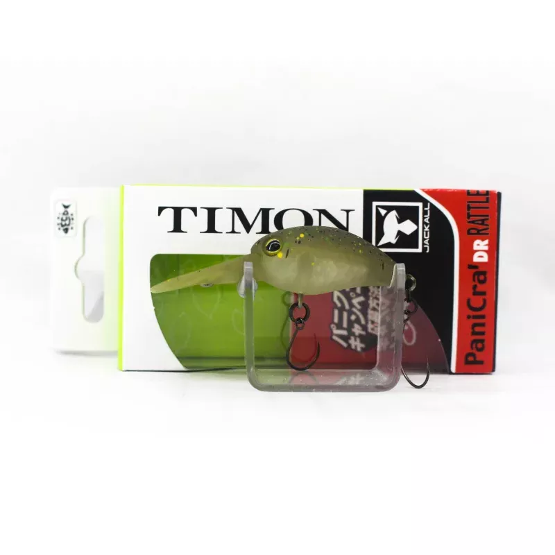 Jackall Timon Panicra DR Rattle 32 mm Floating Lure Endo Glow Olive (6698)