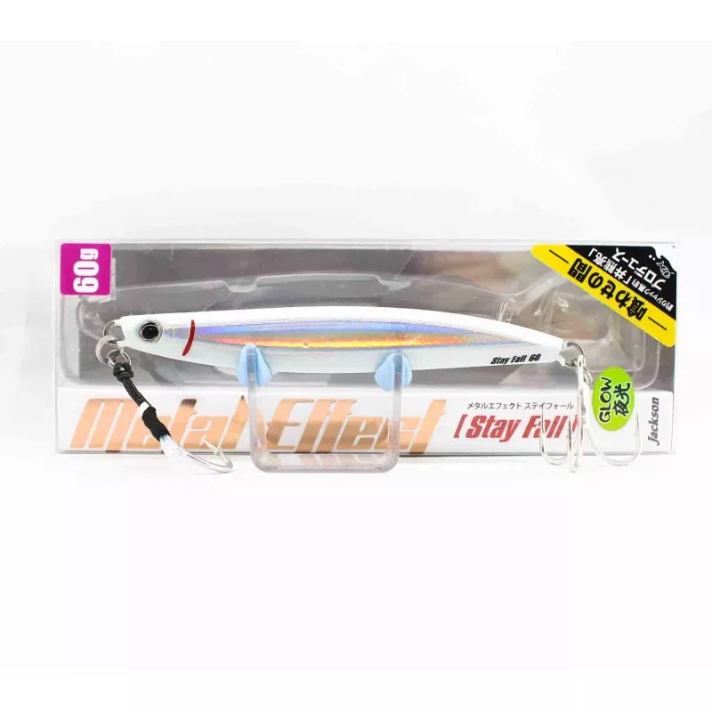Jackson Metal Jig Metal Effect Stay Fall 60 grams WHK (4459)