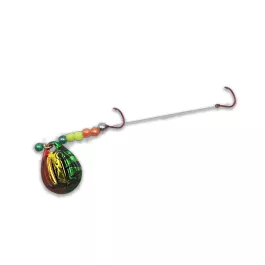 JB Lures Pro Ventilator Spinner Rig - 4 - Firetiger Holographic