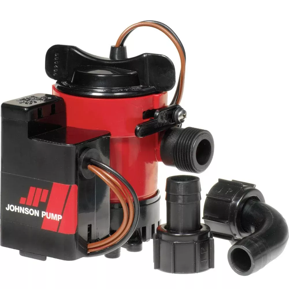 Johnson Pump 500GPH Auto Bilge Pump 3/4″ 12V Mag Switch