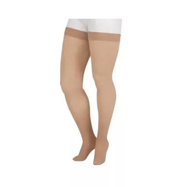 JUZO 30-40 mmHg Soft Compression Silicone Thigh High Stockings