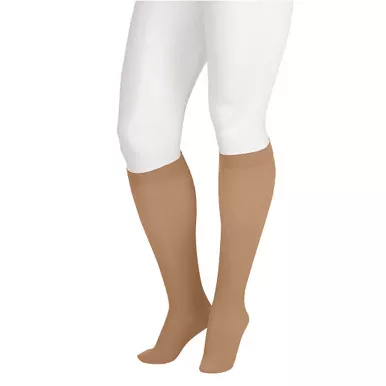 JUZO Soft 30-40 mmHg Knee FF Short Silicone Stockings