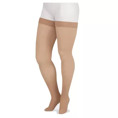 JUZO Soft Compression 15-20 mmHg FF Silicone Thigh Stockings
