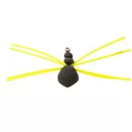 K&E Tackle Floating Hot Leg Spider - 3 Pack - Size 12 - Black/Chartreuse