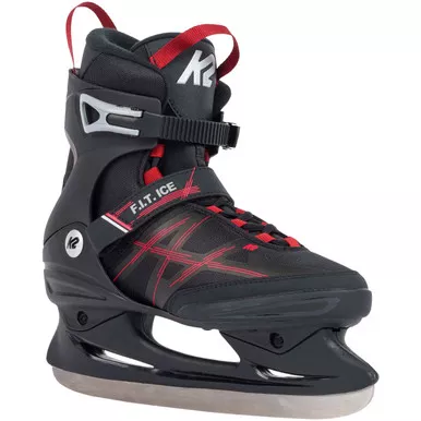 K2 F.I.T Black/Red Ice Skates (I220300401)