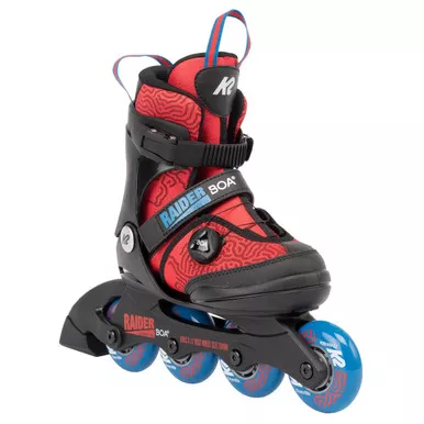 K2 SKATE Raider Boa Red/Blue Inline Skates (I220200501)