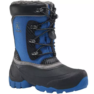 KAMIK Kids Luke3 Black/Blue Boots (NF4387-BAB)