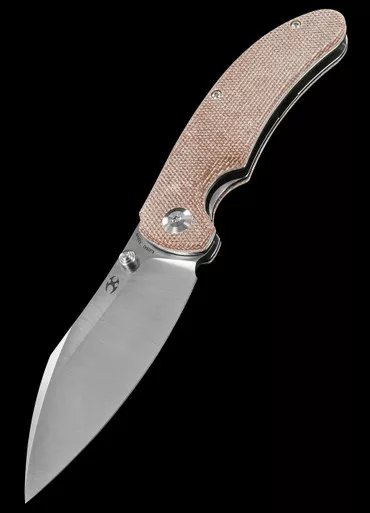 Kansept Nesstreet Linerlock Brown Micarta Folding Knife