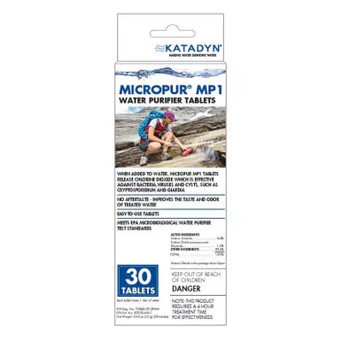 Katadyn Micropur Water Purification Tablets Pack of 30