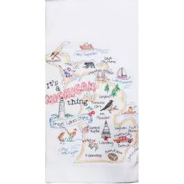 Kay Dee Designs Flour Sack Towel - Michigan