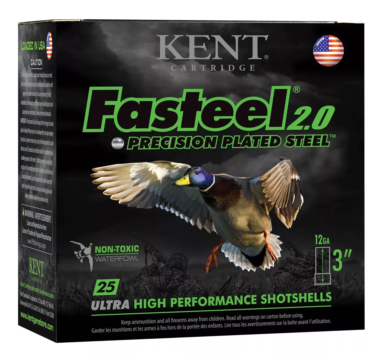 Kent Fasteel 2.0 12 GA 3″ 1-3/8 oz. BB 25/Box