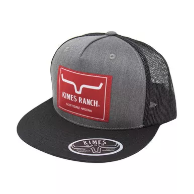 KIMES RANCH Blaster Charcoal Heather Trucker Hat (BLASTER-CHAH)