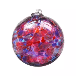 Kitras Art Glass Calico Ball
