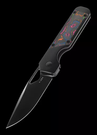 Kizer Blade Smith Mini Militaw Titanium Camo Carbon Folding Knife