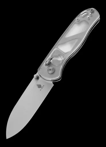 Kizer Drop Bear Clear Acrylic Folding Knife