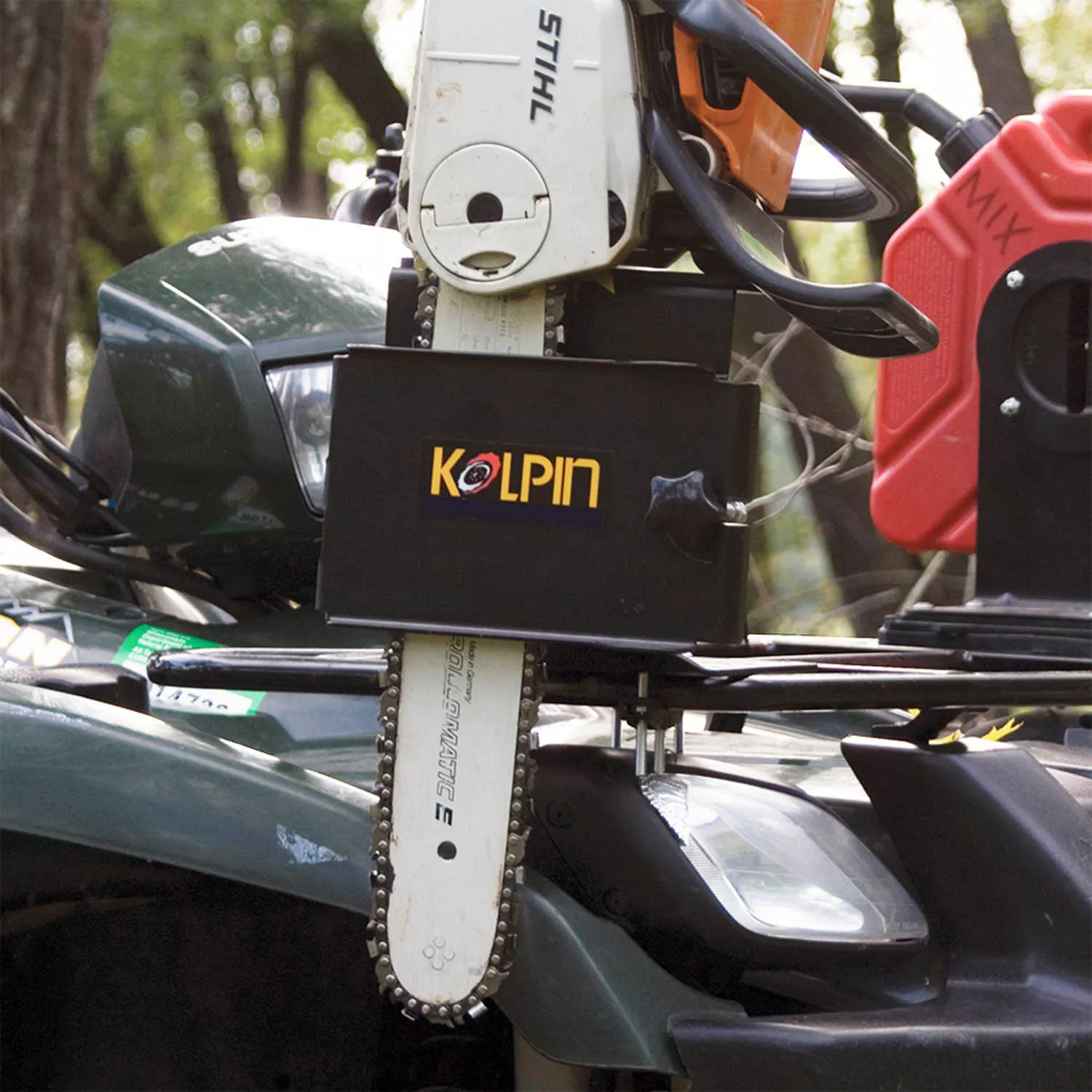 Kolpin | Universal ATV Chainsaw Bracket | Up to 24-Inch Bar