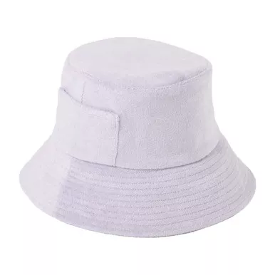 LACK OF COLOR Wave Bucket Lavender Terry Hat, Size: S/M (LAVTERBUCK-LVD-SM)