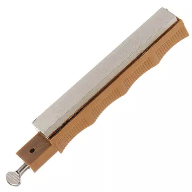 Lansky Fine Diamond Sharpening Hone Slip Resistant Finger Grooves LDHFN