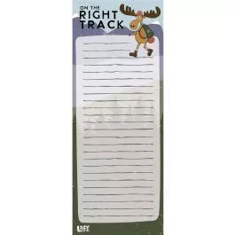 Lazy One On Right Track Notepad