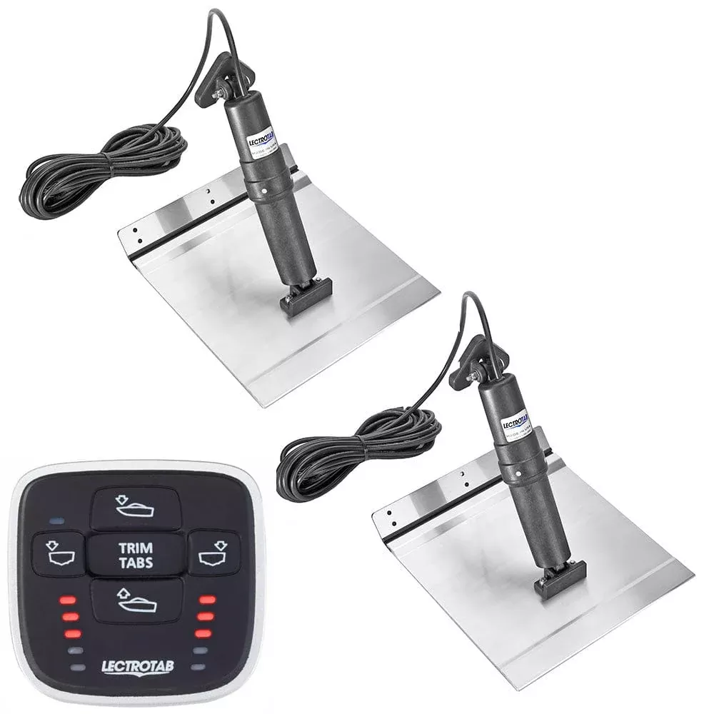 Lectrotab XKA Aluminum Alloy Trim Tab Kit w/MLC-1 Control – 9 x 9