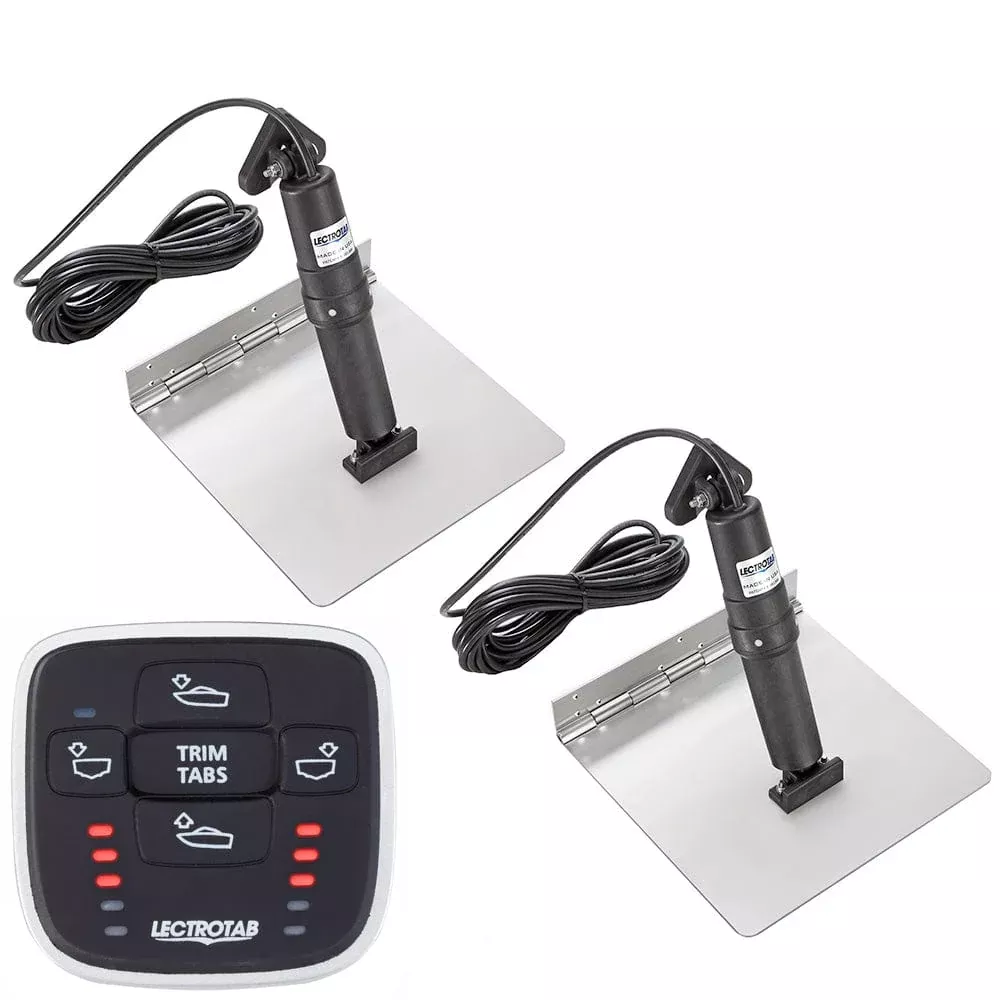 Lectrotab XKA Stainless Steel Trim Tab Kit w/MLC-1 Control – 9 x 24