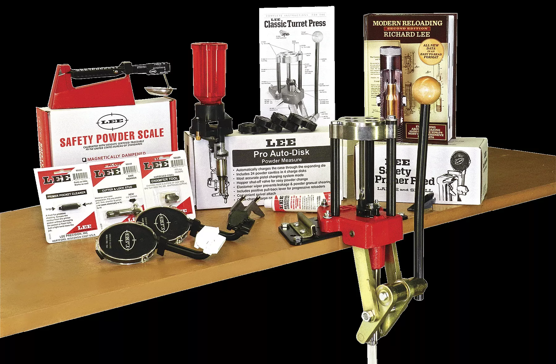 Lee Precision 90304 Classic Turret Press Kit 4 Hole Metal