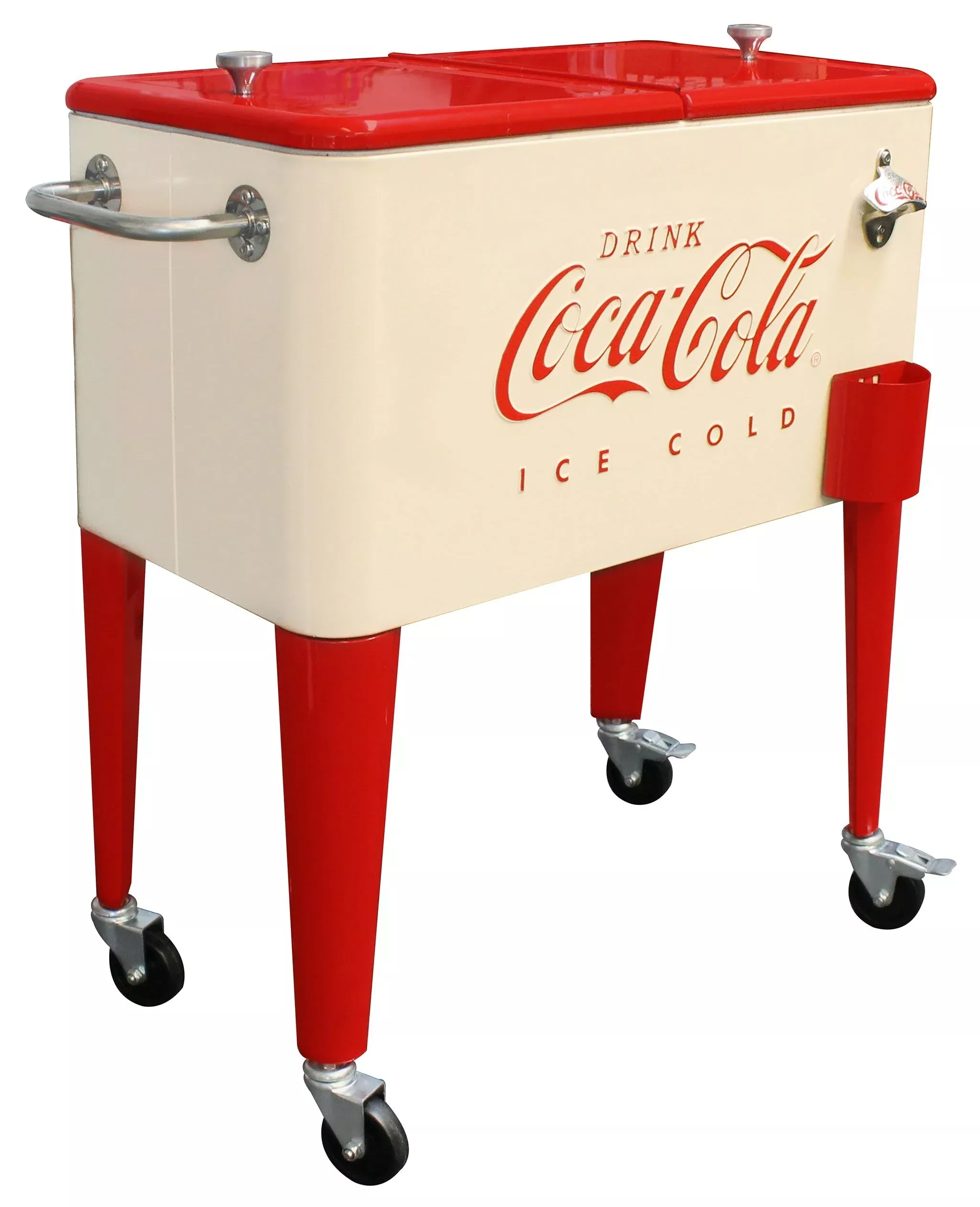 Leigh Country Coca-Cola Cream Retro Cooler #CP98111