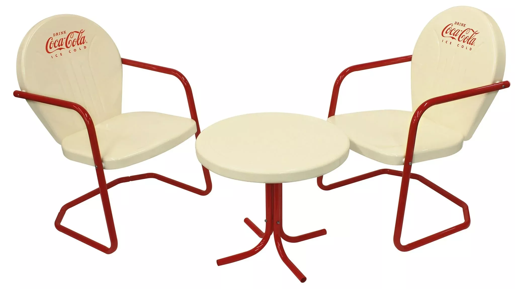 Leigh Country Coca-Cola Vanilla Retro Bistro Set #CP98016
