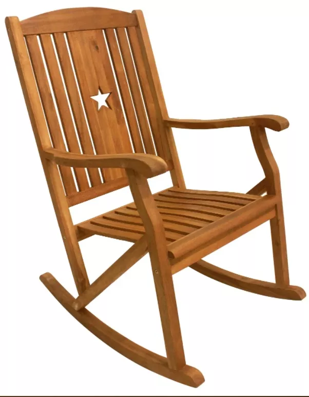 Leigh Country Sequoia Rocker w/Star #TX 36101