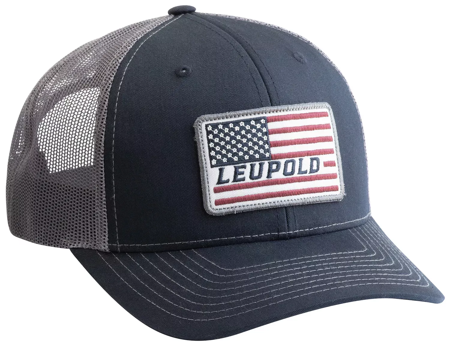 Leupold Flag Trucker Hat Navy/Gray